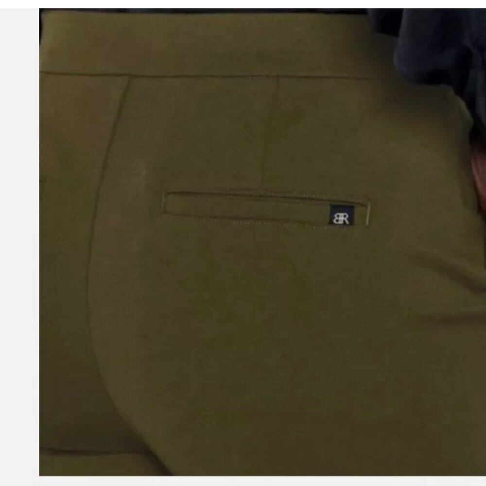 Banana Republic Ladies Olive Green Ponte Pant Size 6 - Picture 3 of 3